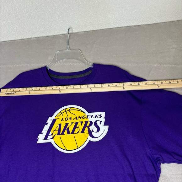 NWT Lakers TShirt XL Purple Short Sleeve 23 Lebron James Fanatics NBA Basketball - Picture 10 of 11